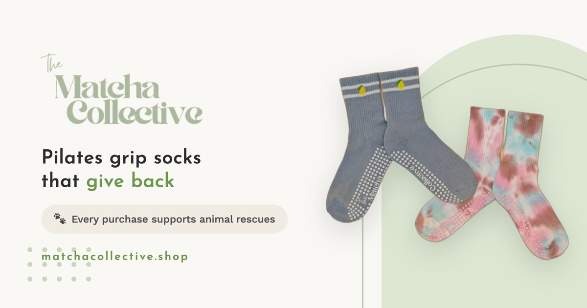 Matcha Collective grip socks collection